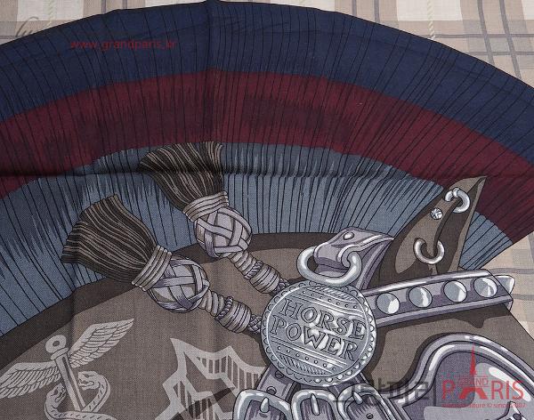 에르메스 까레 스카프 캐시미어 남성 머플러 네츄럴 카키