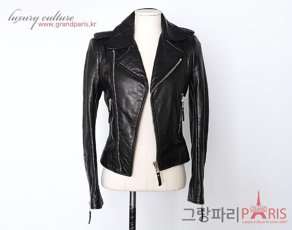 발렌시아가 블랙 라이더 자켓 36	