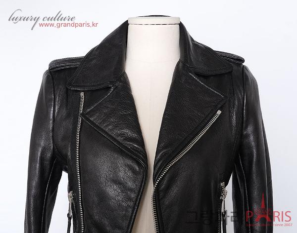 발렌시아가 블랙 라이더 자켓 36	
