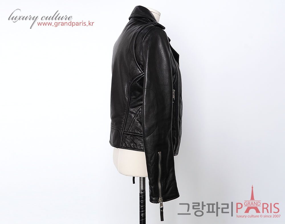 발렌시아가 블랙 라이더 자켓 36	