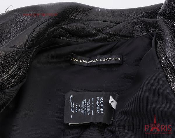 발렌시아가 블랙 라이더 자켓 36	