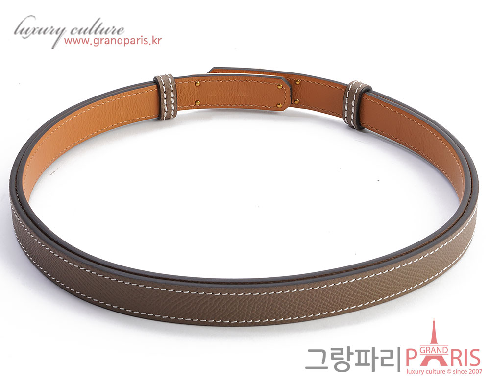 에르메스 켈리 벨트 에토프 로즈골드 U