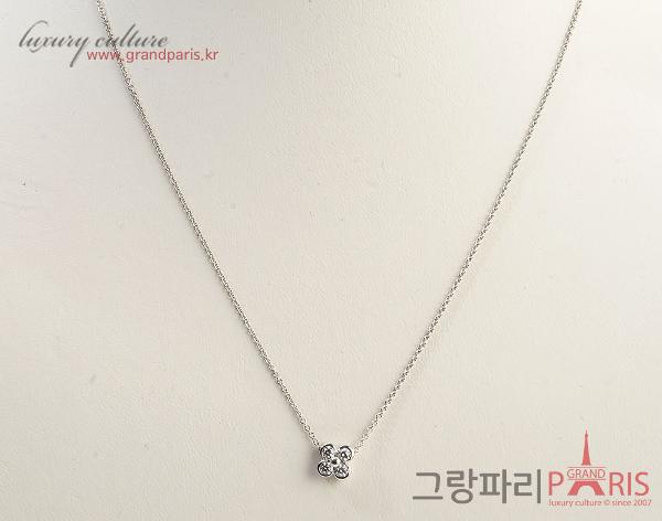티파니앤코 4P 다이아 플라워 목걸이 PT950