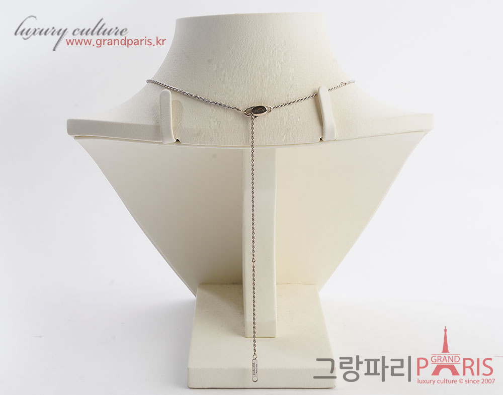 다미아니 벨에포크 화이트골드 다이아 네크리스 L