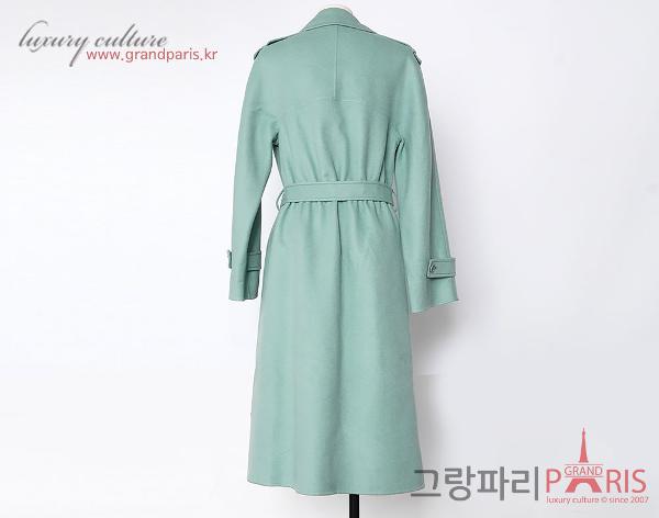 로로피아나 민트 캐시미어 롱 코트 40