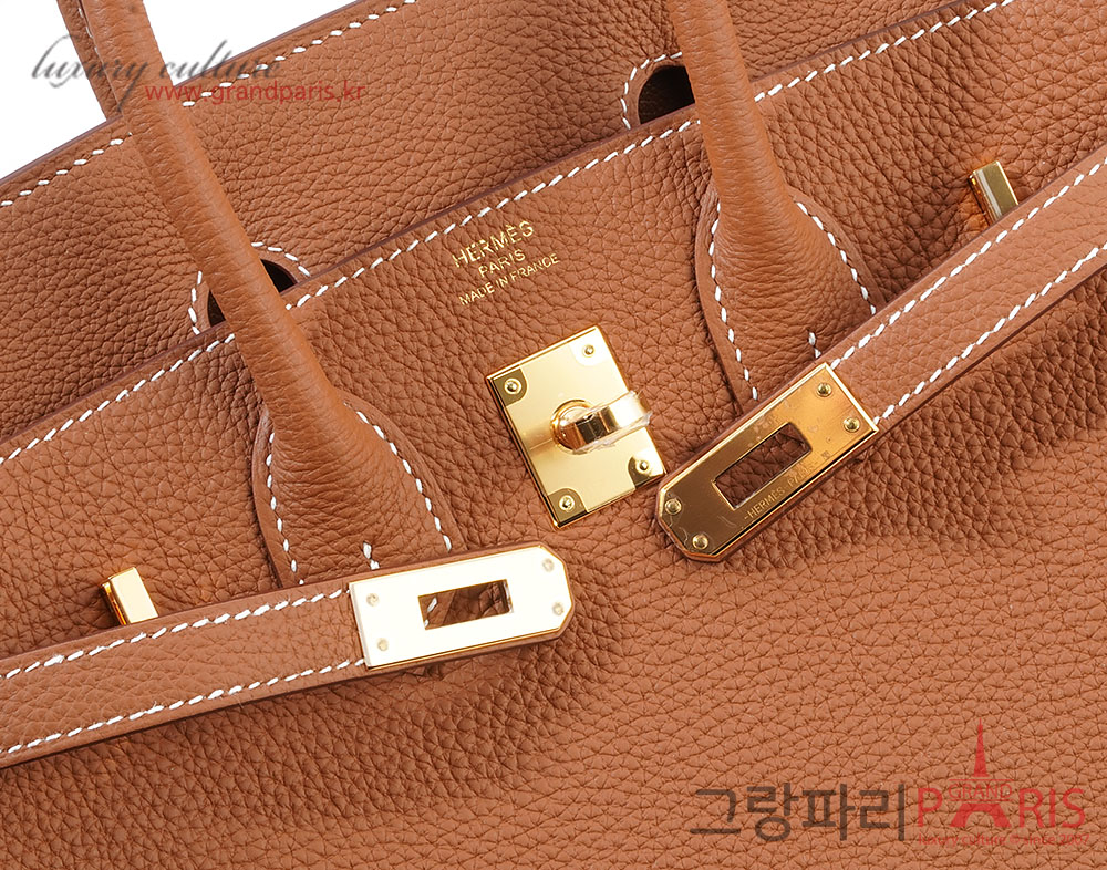 에르메스 벌킨 25 골드 금장 U