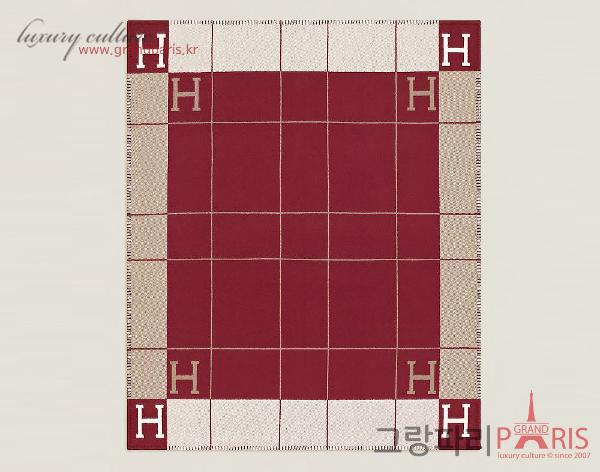 에르메스 아발론3 블랭킷 에크루 루즈