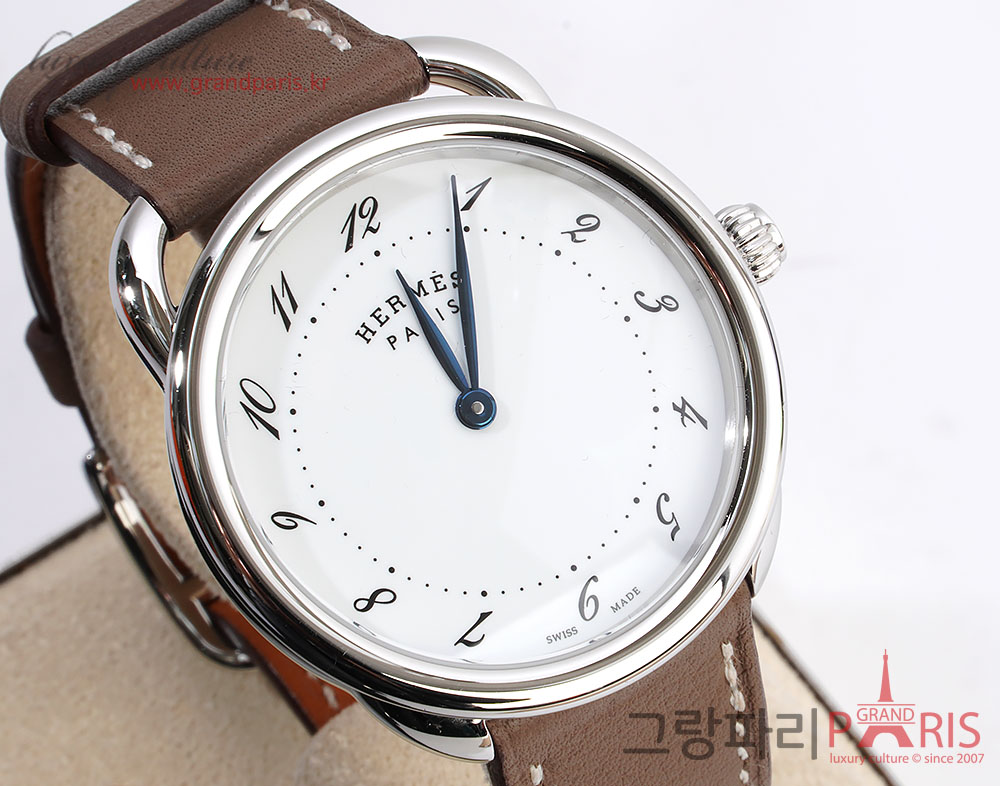 에르메스 아쏘 스틸 에토프 은장 36mm