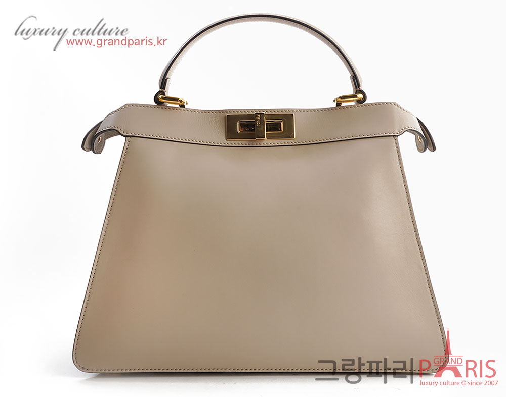 펜디 피카부 미듐 토트 겸 숄더 도브