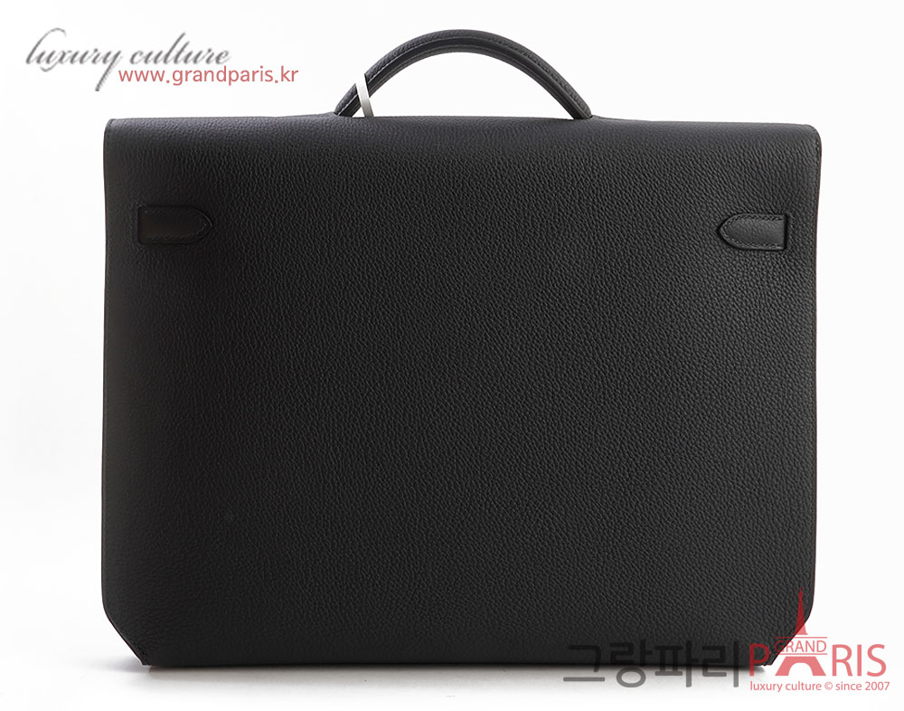 에르메스 켈리 데페슈 36 블랙 은장 U