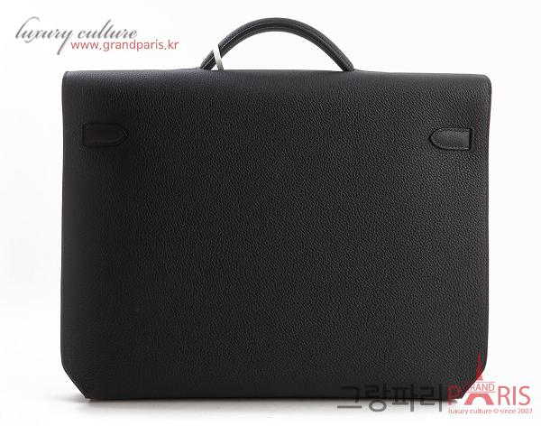 에르메스 켈리 데페슈 36 블랙 은장 U