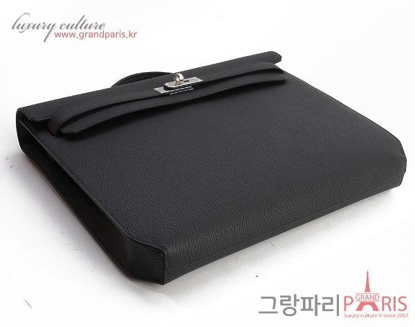 에르메스 켈리 데페슈 36 블랙 은장 U