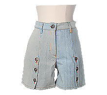 샤넬 아이스블루 데님 반바지 34	 보러가기