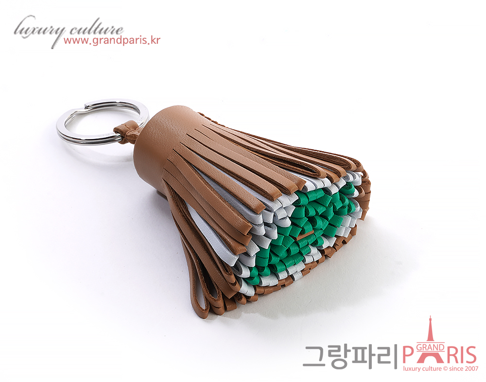 에르메스 카르멘 키링 차이 블루브룸	