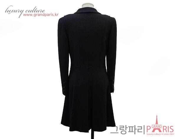 샤넬 블랙 코트 38