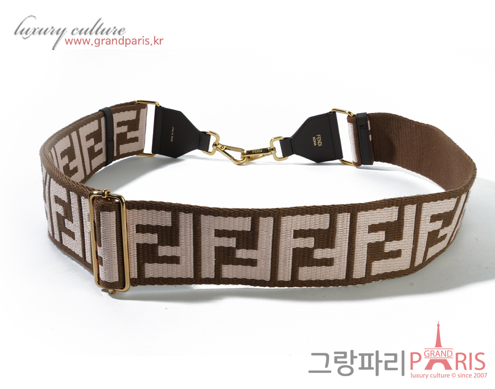 펜디 브라운 로마 스트랩유	