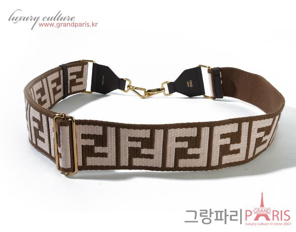 펜디 브라운 로마 스트랩유	
