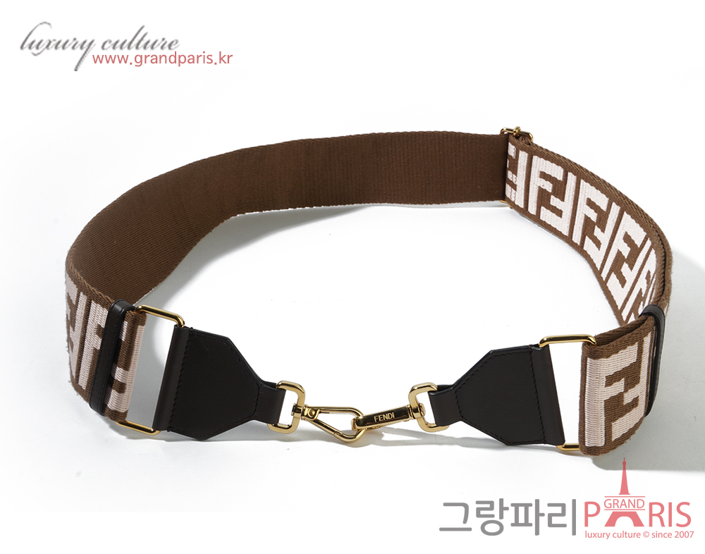 펜디 브라운 로마 스트랩유	