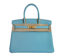 에르메스 벌킨 30 블루 아톨 금장 T 보러가기