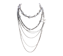 샤넬 그레이 진주 체인 목걸이 보러가기