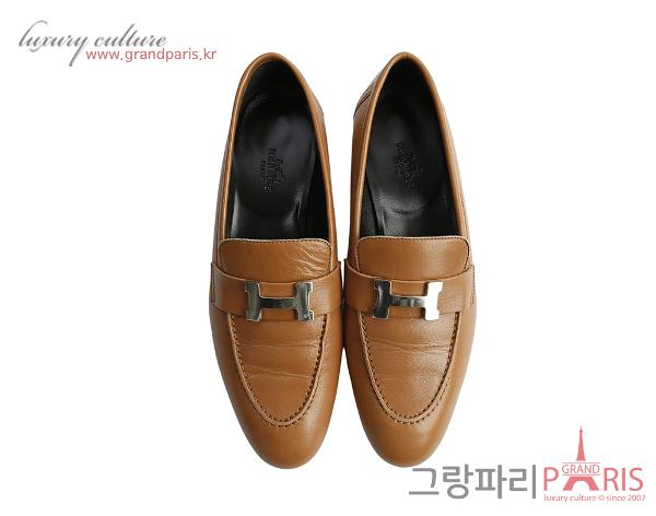 에르메스 카멜 파리로퍼 은장 37