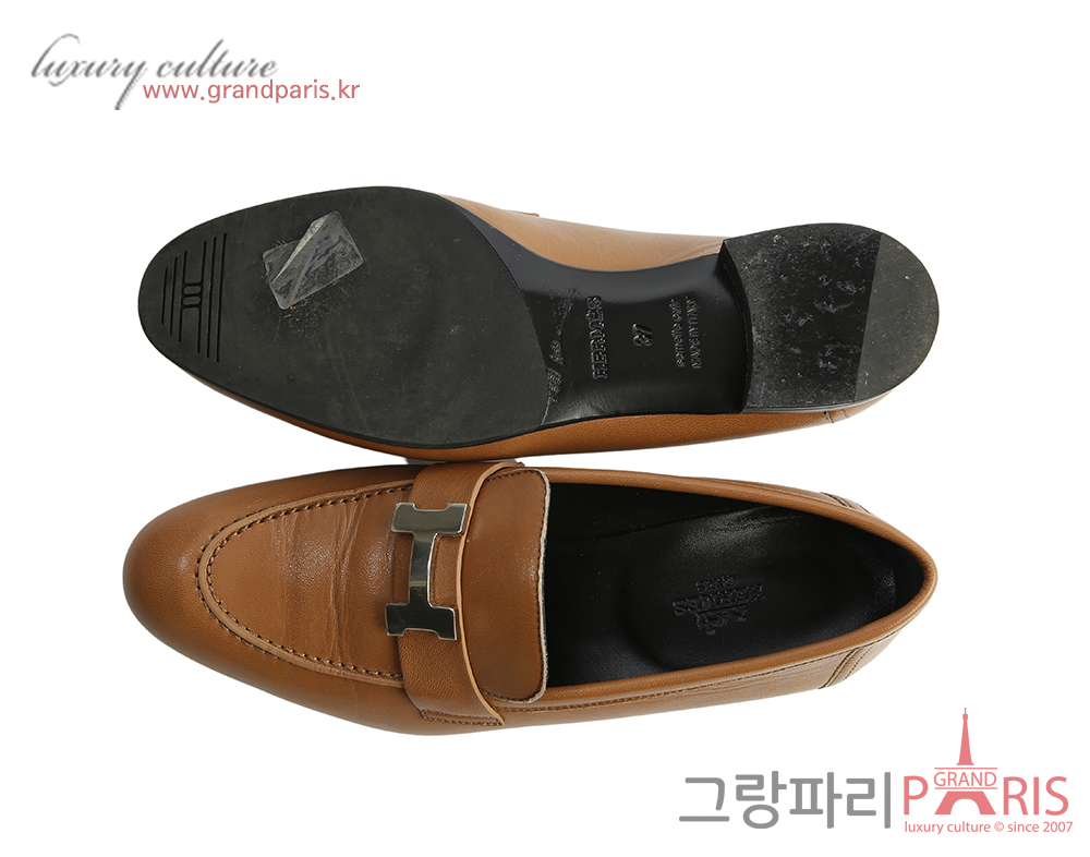 에르메스 카멜 파리로퍼 은장 37