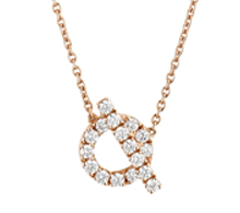 에르메스 피네스 로즈골드 다이아 펜던트 네크리스 AU750 보러가기