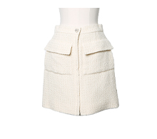 샤넬 엘로우 베이지 트위드 포켓 스커트 38 보러가기