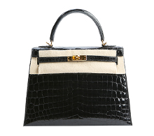 에르메스 켈리 25 블랙 금장 악어 닐로티커스 T 보러가기