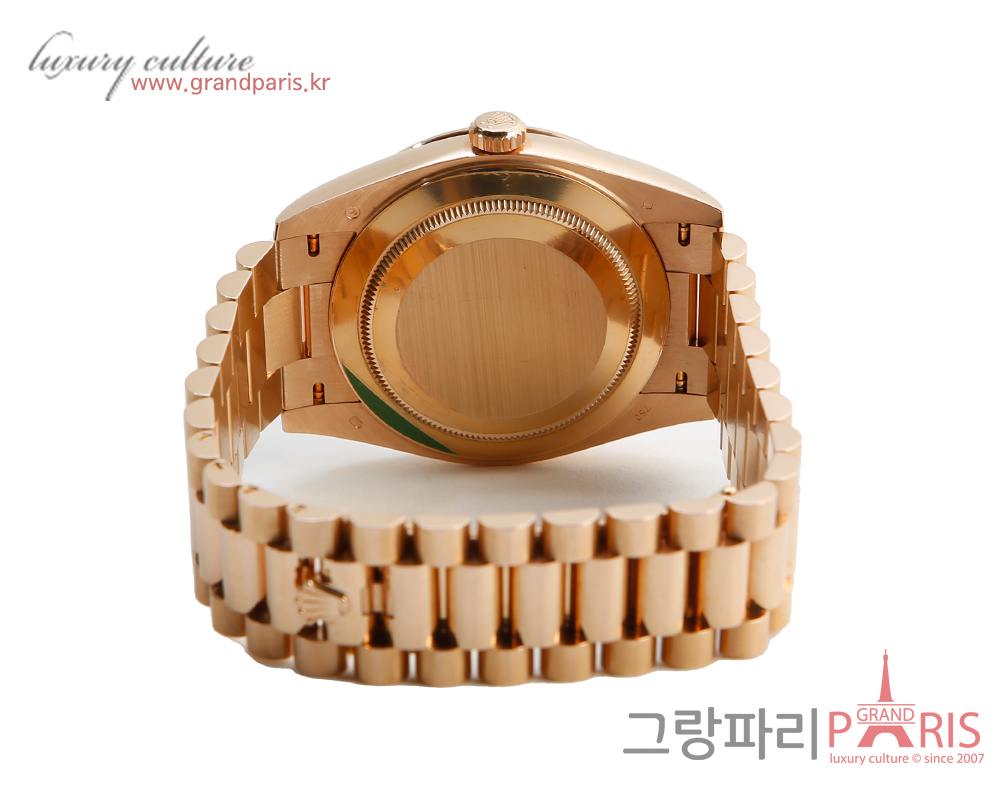 로렉스 데이데이트 40mm 다이아 로즈골드