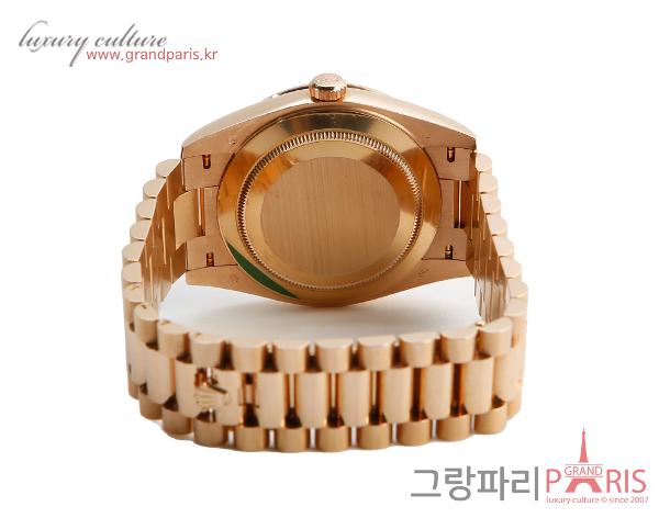 로렉스 데이데이트 40mm 다이아 로즈골드