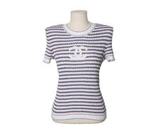 샤넬 핑크 화이트 니트 반팔 상의 40 보러가기