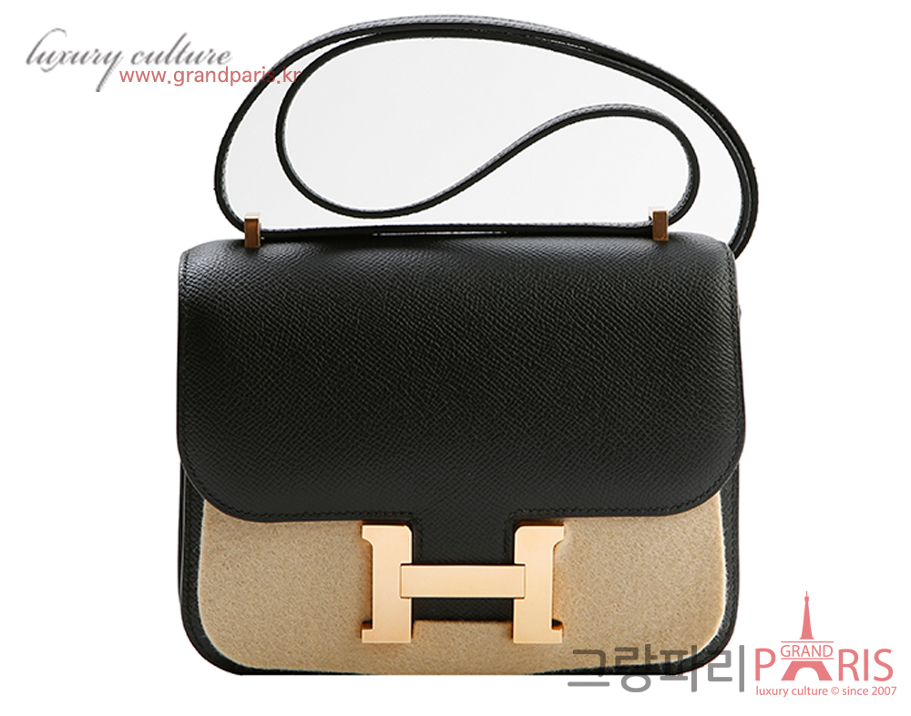에르메스 콘스탄스 18 블랙 금장 Z