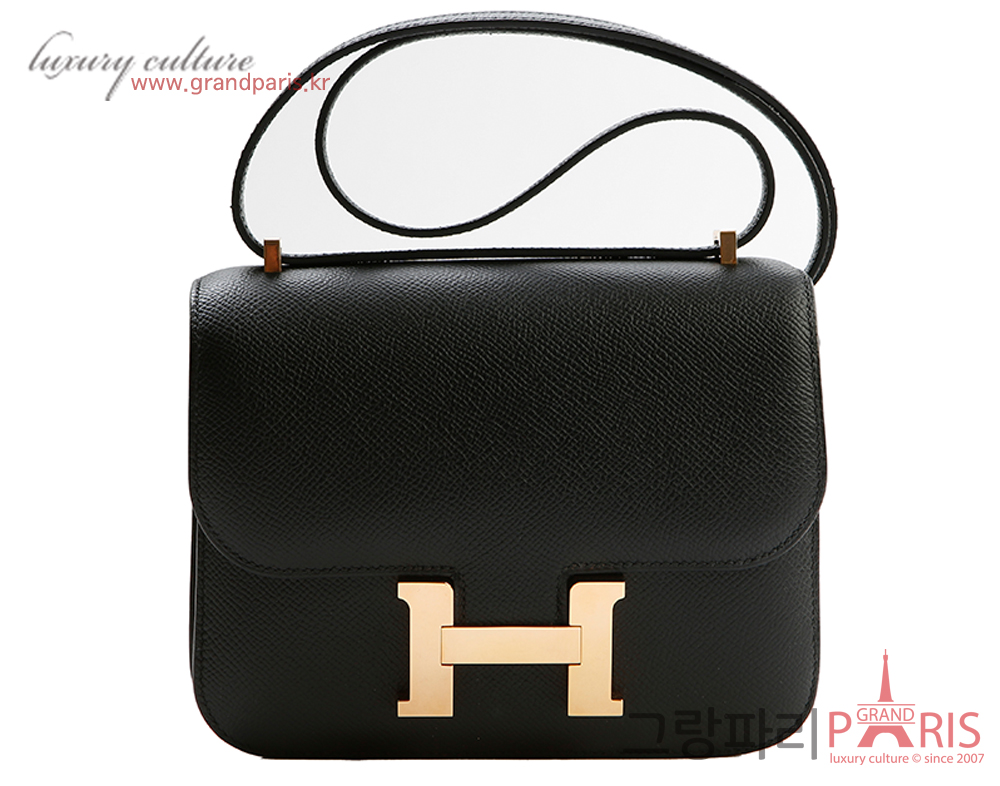 에르메스 콘스탄스 18 블랙 금장 Z
