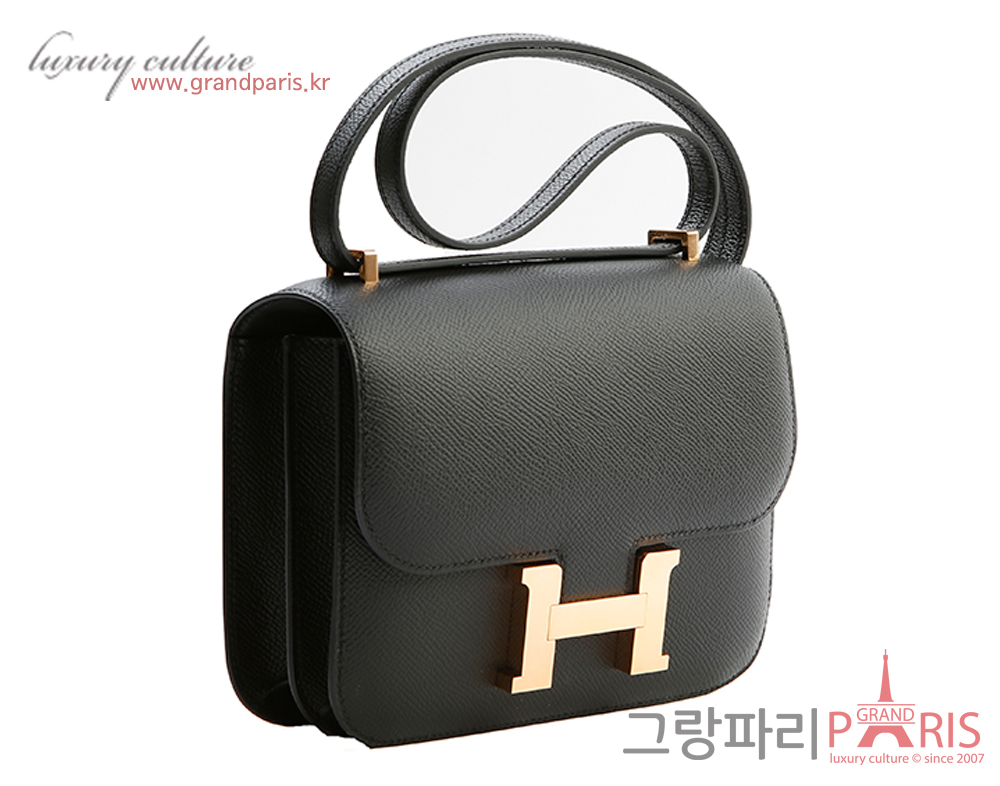 에르메스 콘스탄스 18 블랙 금장 Z