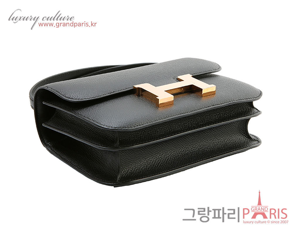 에르메스 콘스탄스 18 블랙 금장 Z