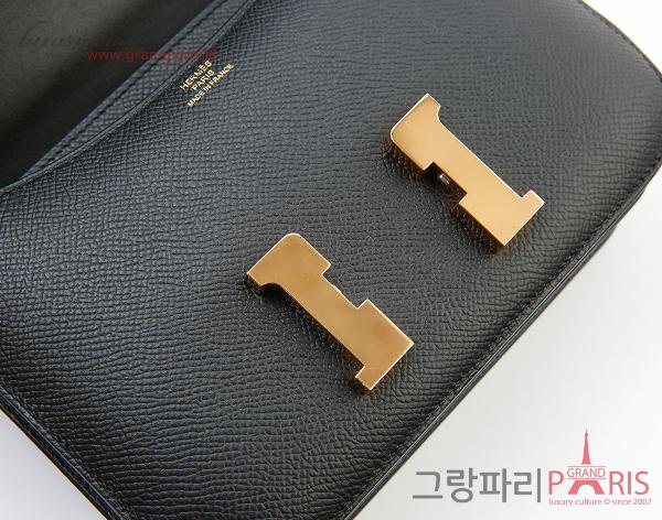 에르메스 콘스탄스 18 블랙 금장 Z