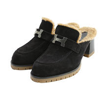 에르메스 플로레 시어링 뮬 블랙 37 보러가기