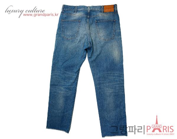 구찌 스네이크 패치 스톤 워싱 데님 팬츠 28