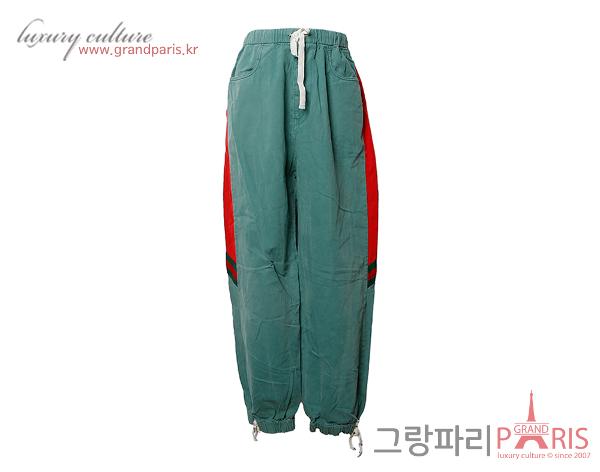 구찌 그린카키 면바지 50