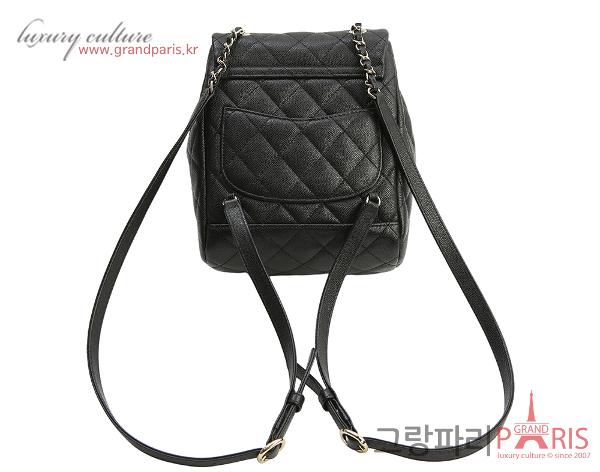 샤넬 어반 스피릿 백팩 스몰 블랙 샴페인골드