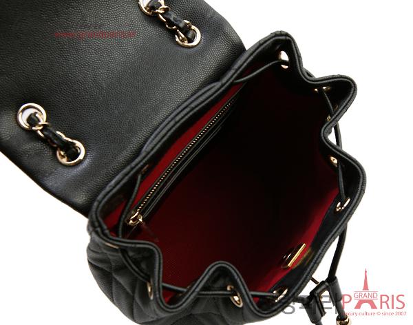 샤넬 어반 스피릿 백팩 스몰 블랙 샴페인골드