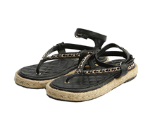 샤넬 에스파듀 블랙 조리 샌들 37C 보러가기