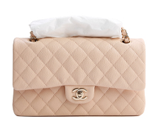 샤넬 클래식 미듐 핑크 베이지 샴페인골드 캐비어 보러가기
