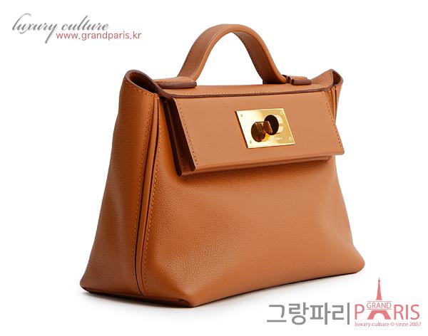 에르메스 2424 백 골드 금장 21 Z