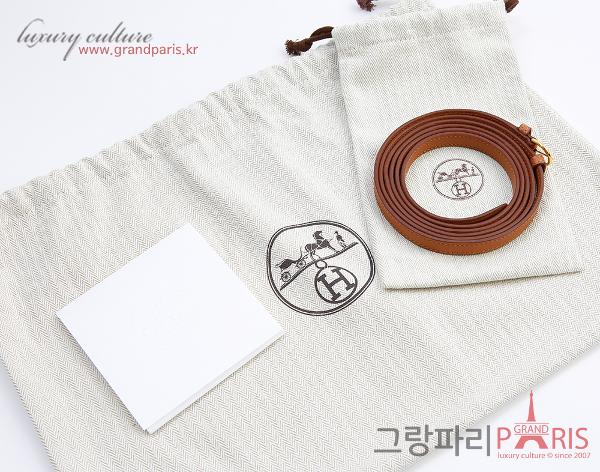 에르메스 2424 백 골드 금장 21 Z