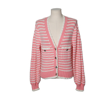 샤넬 카디건 핑크 화이트 36 P64331 보러가기