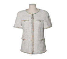 샤넬 숏 슬리브 트위드 재킷 화이트 38 보러가기