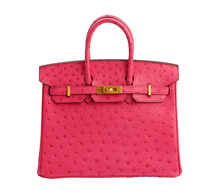 에르메스 벌킨 25 오스트리치 푸샤핑크 무광 금장 Y 보러가기