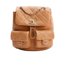 샤넬 듀마 백팩 미듐 다크 베이지 샴페인골드 보러가기